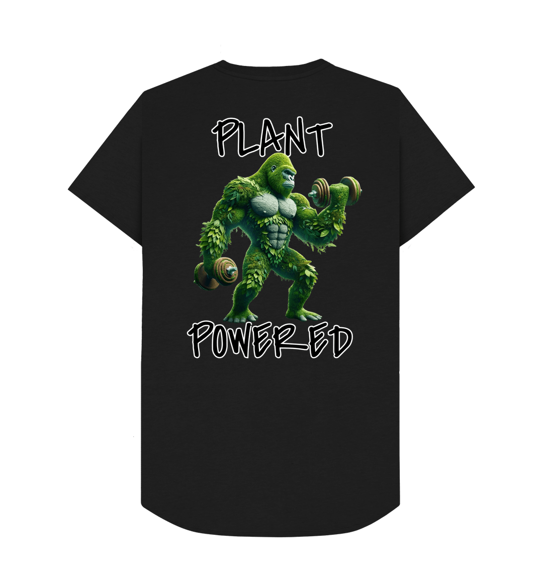 Black Men's \"Plant Powered\" Tee