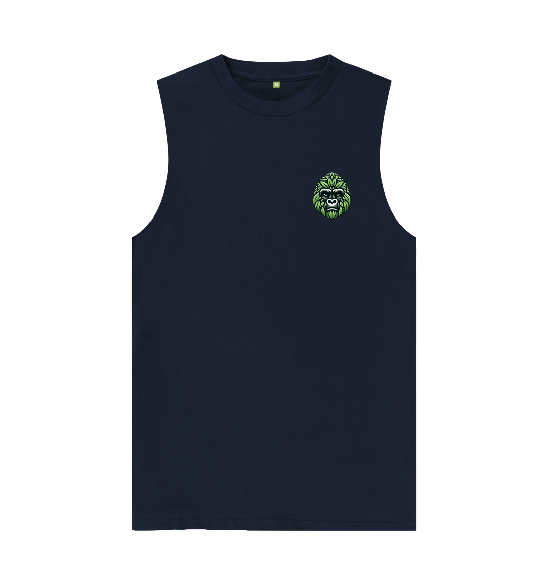 Navy Blue Men's \"Basic\" Tank