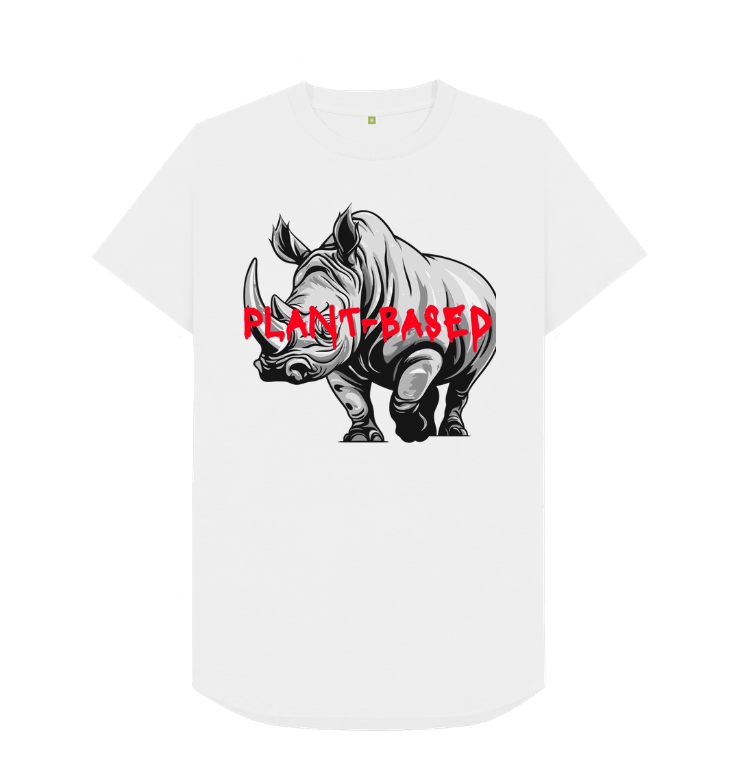 White Men's \"Plant-Based Rhino\" Tee