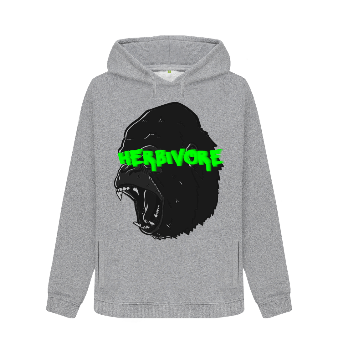 Light Heather Women's \"Herbivore\" Hoodie