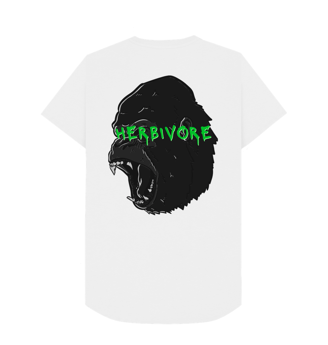 White Men's \"HERBIVORE\" Tee