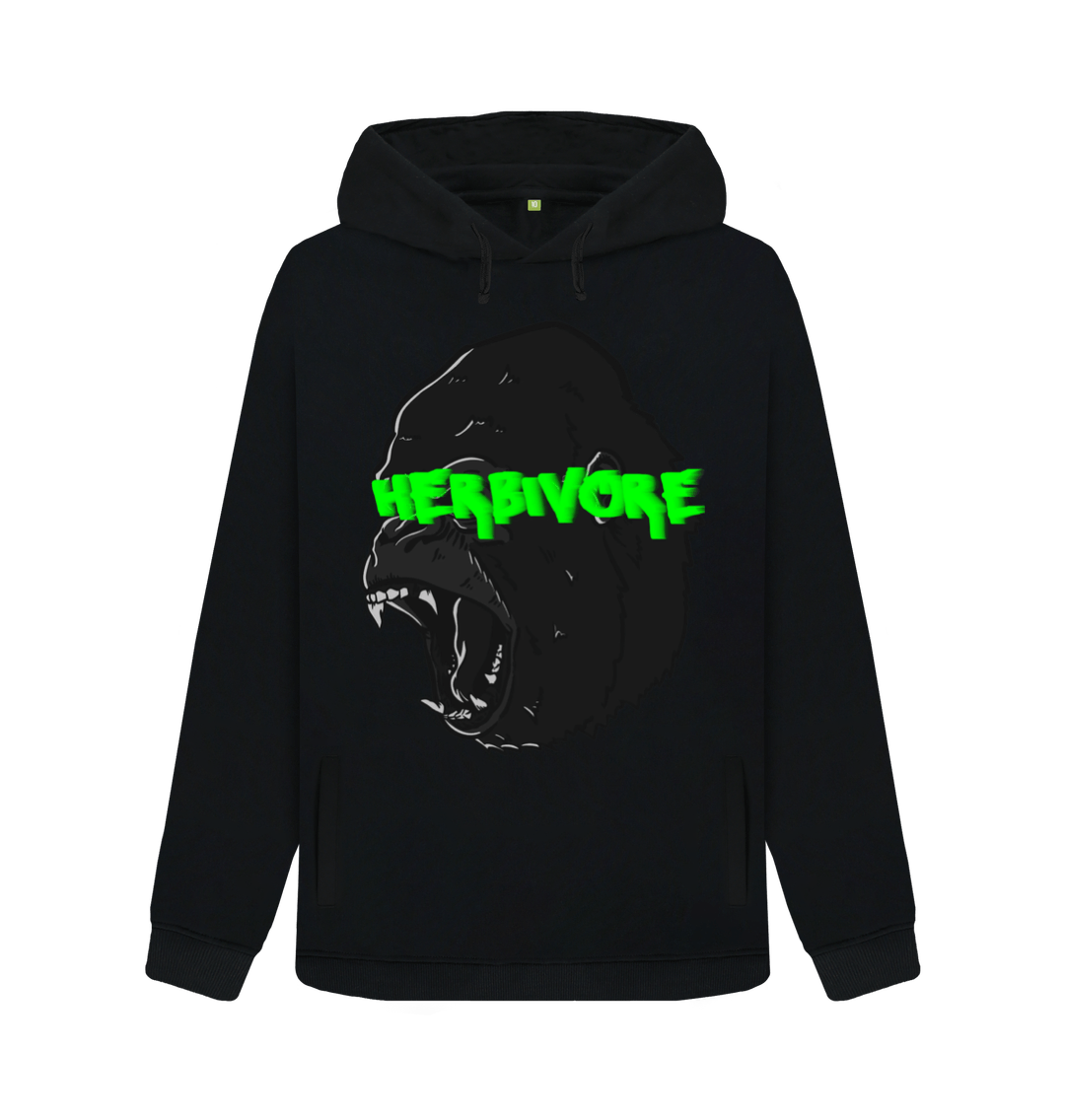 Black Women's \"Herbivore\" Hoodie