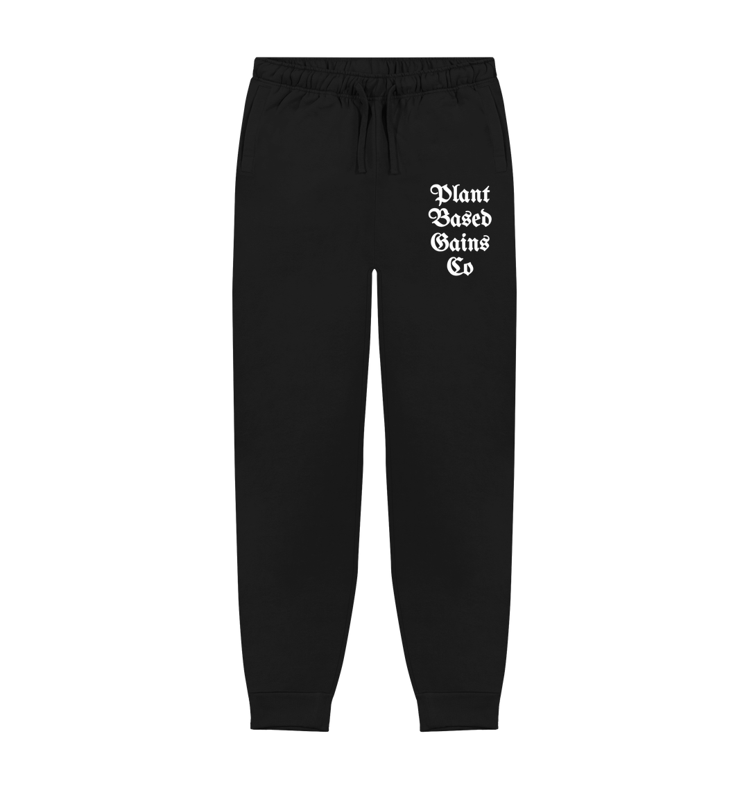 Black Men's \"PlantBasedGainsCo\" Sweatpants