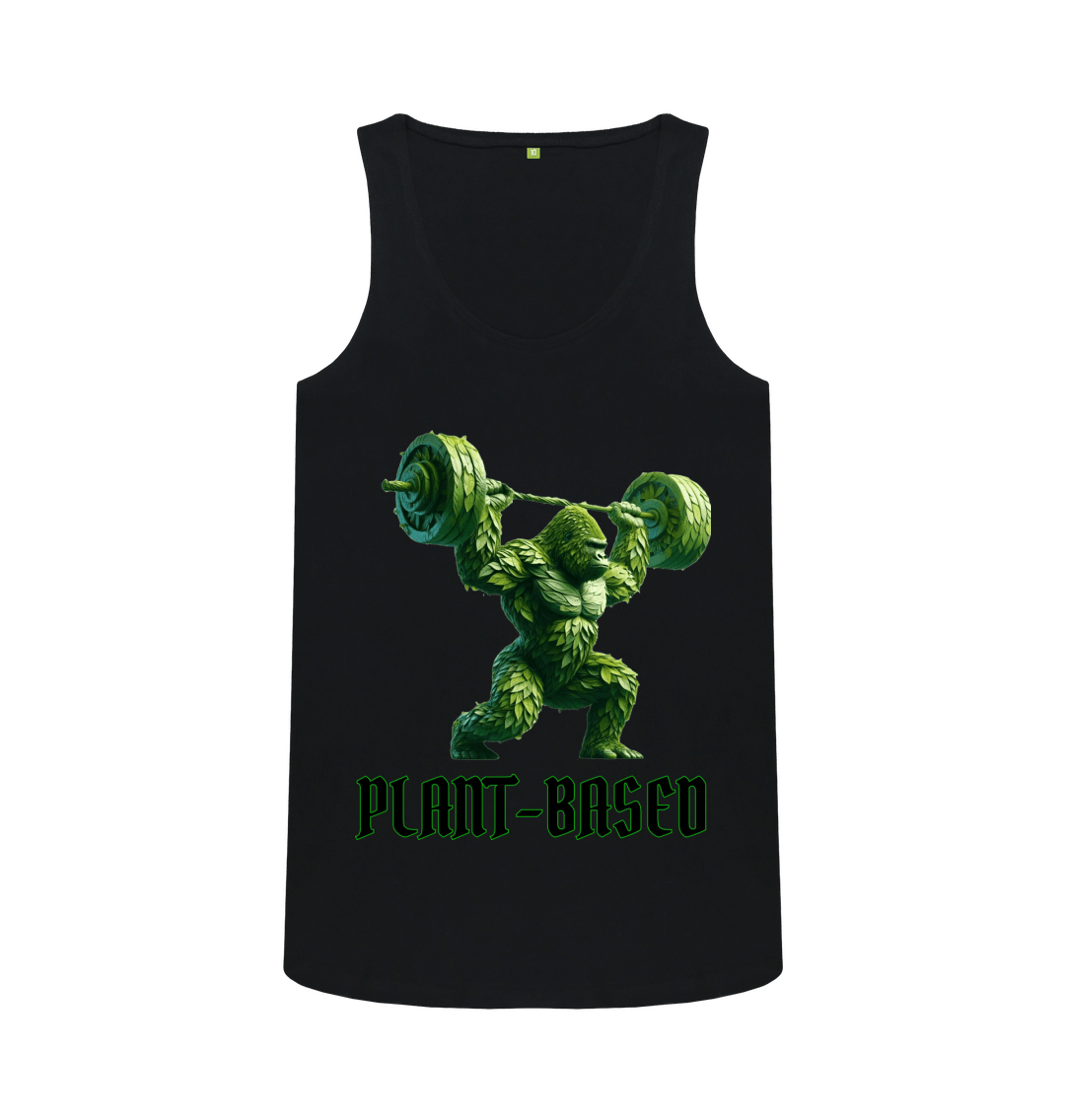 Black Women's \"Plant-Based Gorilla\" Tank