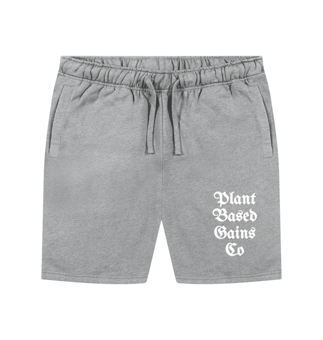 Athletic Grey Men's \"PLANTBASEDGAINSCO\" Shorts