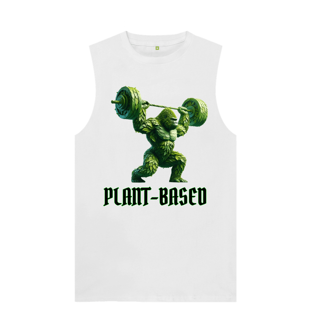 White Men's \"Plant-Based Gorilla\" Tank