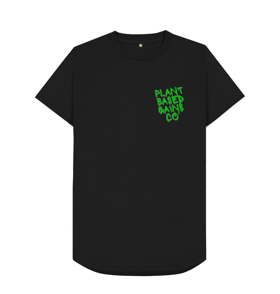 Black Men's \"Powered By Plants\" Tee