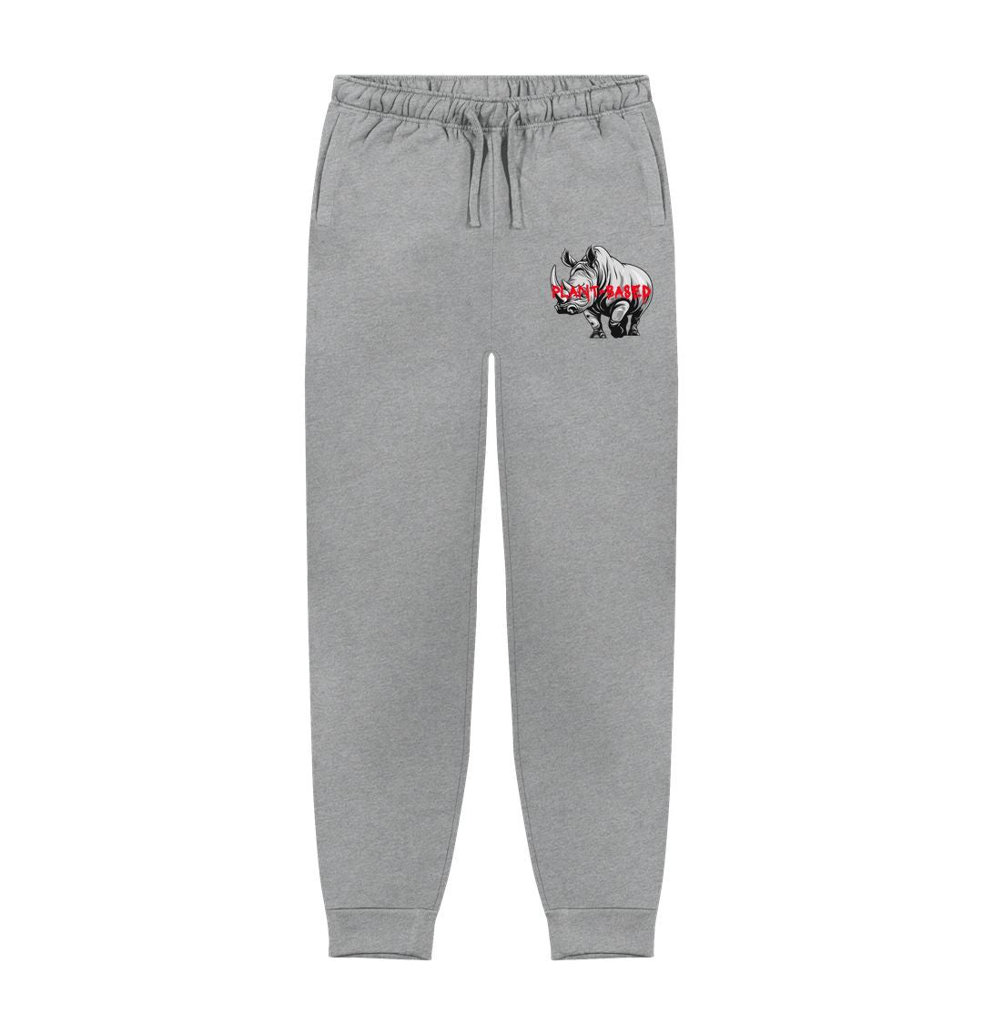 Athletic Grey Men's \"Plant-Based Rhino\" Art Sweatpants